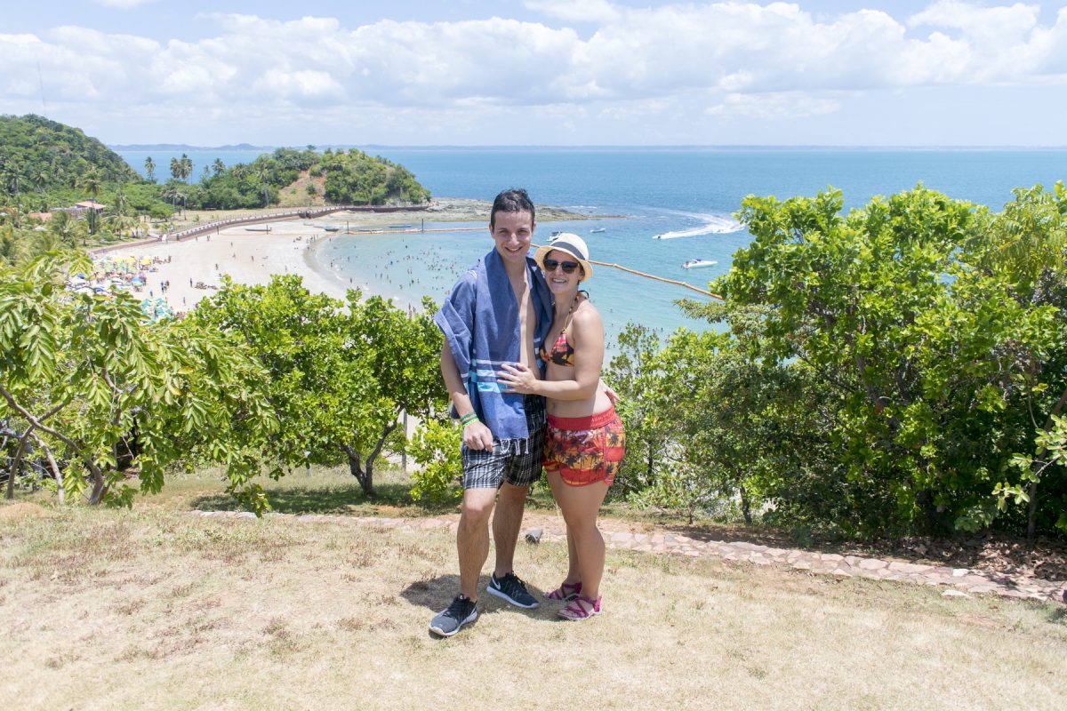 Michael und Marina auf der Ilha dos Frades
