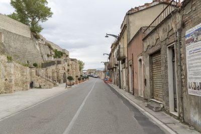 Alte Mauern bei der Altstadt von Calitri