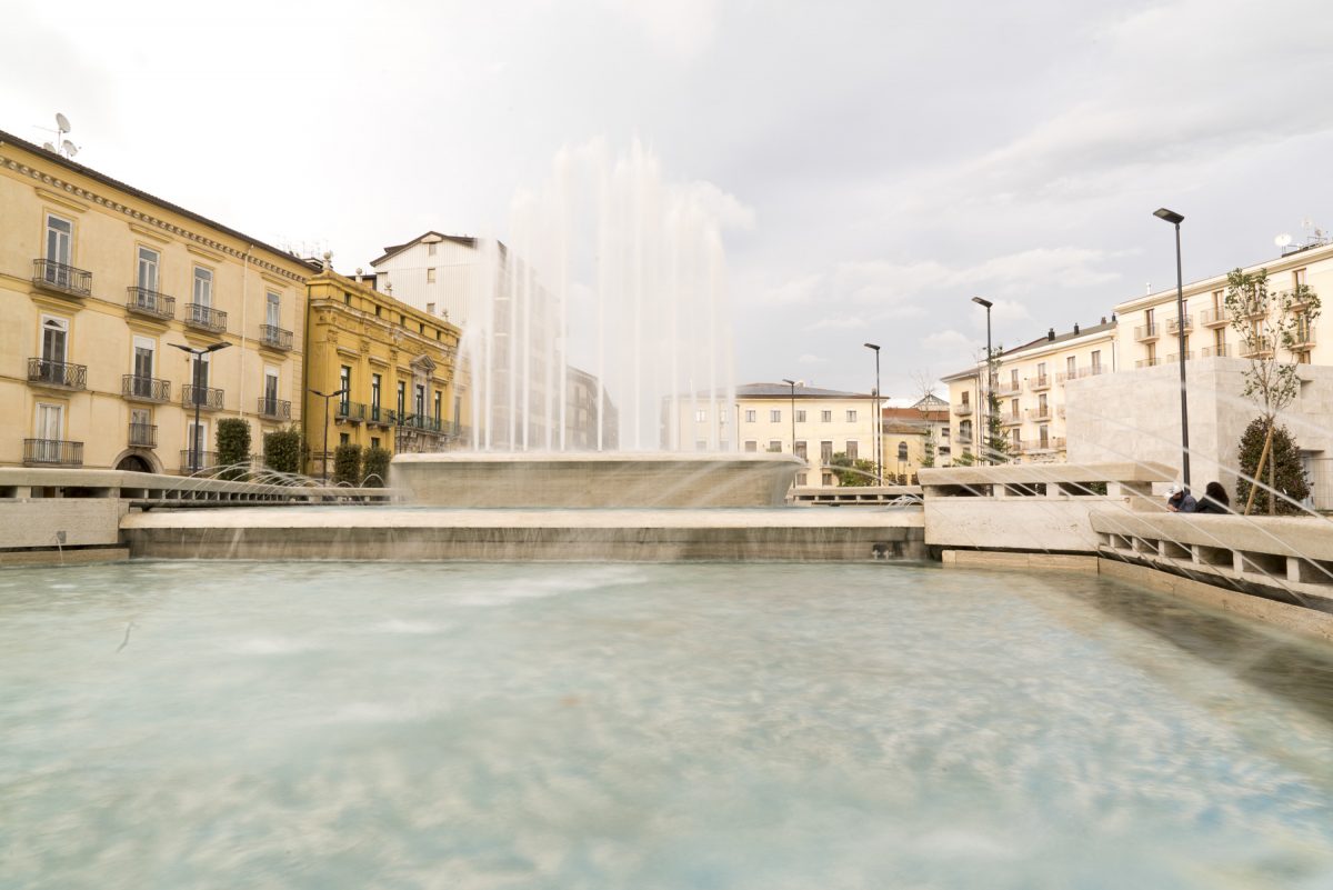 Springbrunnen in Avellino, Italien