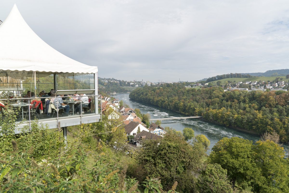 Gute Aussicht auf den Rhein